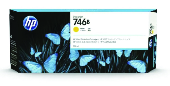 HP 746B 300ml Yellow Ink Cartridge
