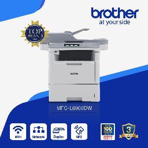 Printer Laser Multifungsi Hitam Putih (A4) MFC-L6900DW