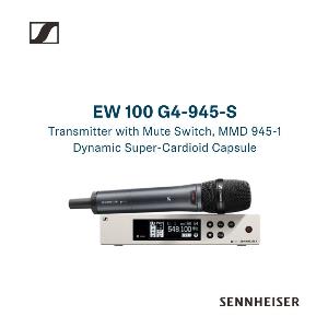 Mic Wireless Sennheiser Type EW 100 G4 - 945 - S