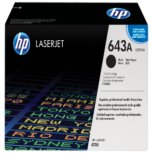 HP 643A Black Original LaserJet Toner Cartridge