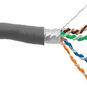 CAT. 6(FTP), Cat6 S/FTP 23 AWG Low Smoke Zero Halogen (LSZH)  Solid Cable - 305M/Roll- Light Blue Colour Comply With Verified Compliant With UL-listed