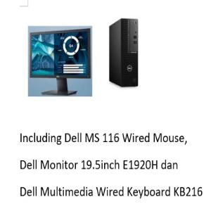 DELL Optiplex 3080 SFF/i5/8GB/256GB/Win10Pro/19.5/NT/4Y