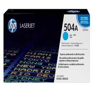 HP 504A Cyan Original LaserJet Toner Cartridge