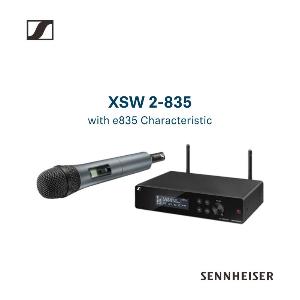 Mic Wireless Sennheiser Type XSW 2-835