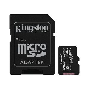 Kingston Micro SD 64GB With Adapter Class 10