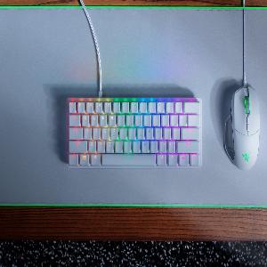Razer Keyboard Huntsman Mini Mercury - Red Switch