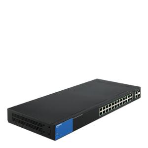LINKSYS SWITCH, POE, GIGABIT,SMART, 26-PORT