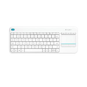 K400 Plus Wireless Touch Keyboard White AP