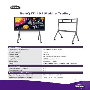 BenQ IFP Standing Bracket Trolley IT1001