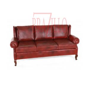 BRAZILLO SOFA 3 SEATER JATI BLACK WALNUT SERI SELLA