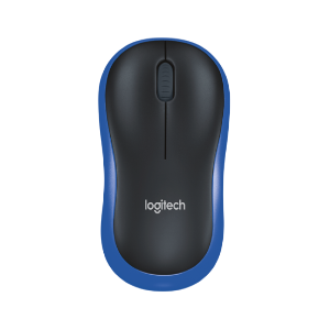 Logitech M 185 Wireless Mouse - Biru