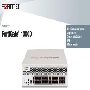 Fortigate Next-Generation Firewall 1000D Include Subscription