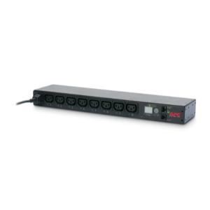 APC RACK PDU, SWITCHED, 1U, 12A/208V, 10A/230V, (8)C13
