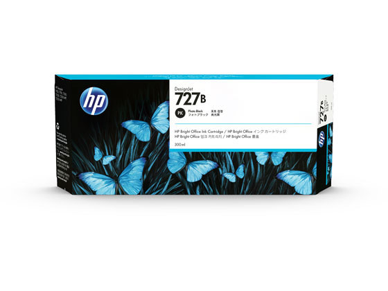 HP 727 300-ml Photo Black DesignJet Ink Cartridge 3WX20A
