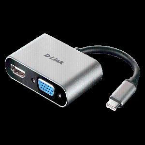 USB-C To HDMI And VGA Adapter
