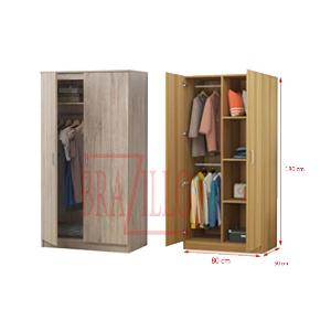 BRAZILLO LEMARI PAKAIAN 2 PINTU (SWING DOOR) LP100 - SW