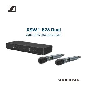 Mic Wireless Type XWS 1 - 825 DUAL
