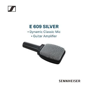 Mic Kabel Sennheiser E 609 SILVER
