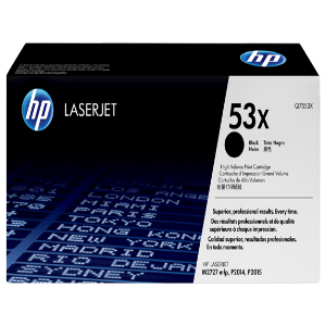 HP 53X High Yield Black Original LaserJet Toner Cartridge