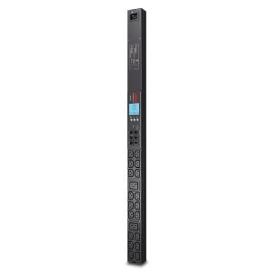 APC RACK PDU 2G, METERED, ZEROU, 16A, 230V, (18) C13 & (2) C19, IEC309 CORD