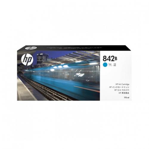 HP 842B 775-ml Cyan Ink Cartridge