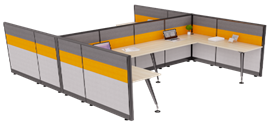 WORKSTATION 4 PERSON VWS 4-28