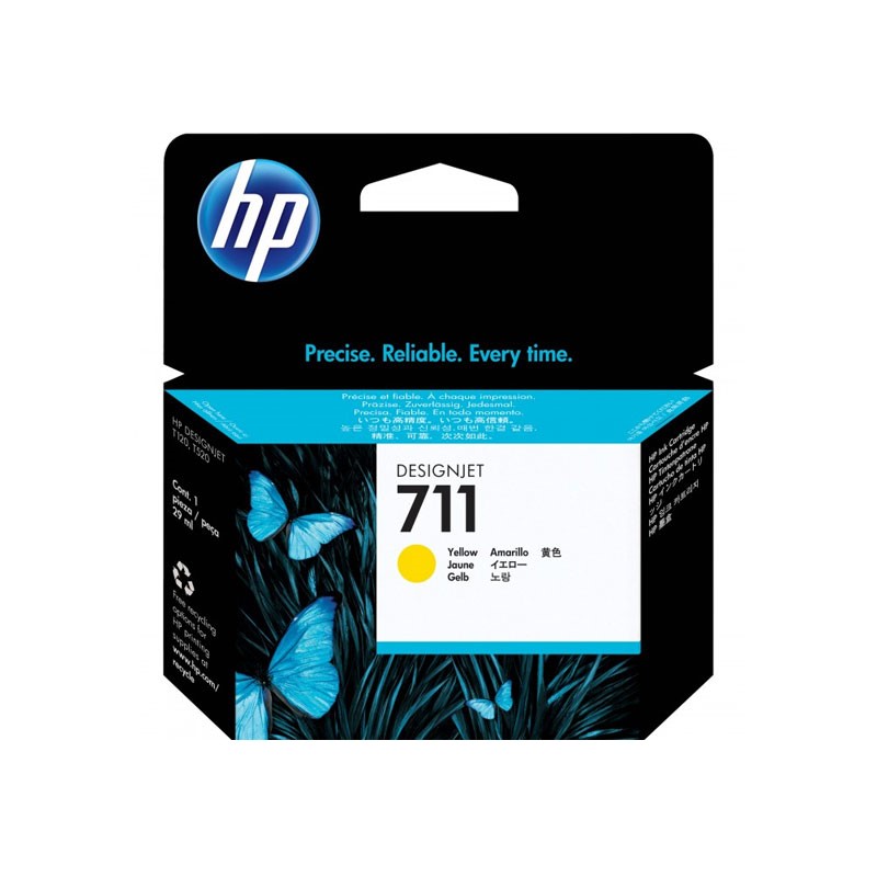 HP CZ132A HP 711 29-ml Yellow Ink Cartridge