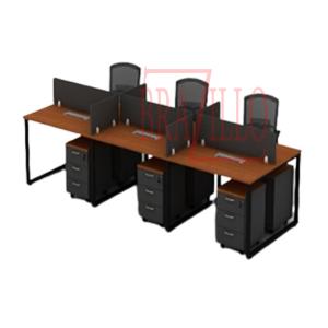 BRAZILLO WORKSTATION 6 PERSON F-6WS FHO1270-DIVIDER