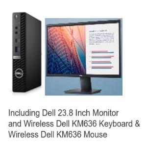 DELL Optiplex 5080 MFF/i7/16GB/1TB SATA/Win10Pro/23.8/NT/3Y