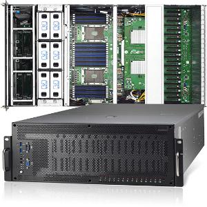 Server Barebones (Xeon SP Series/16GB/2TB/RPSU/4U) B7119F77V4HR-2T55-N