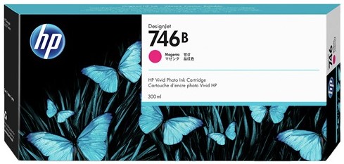 HP 746B 300ml Magenta Ink Cartridge