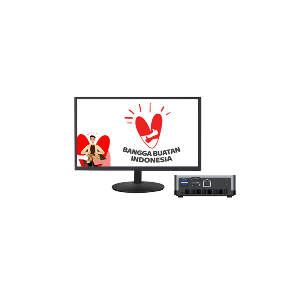 Dirga Mini PC (i3-5005U/4GB/1TB HDD/W10Home/18.5Inch/2Yrs Warranty) D520-GM311W