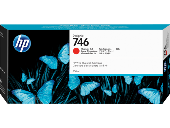 HP 746 300ml Chromatic Red Ink Cartridge