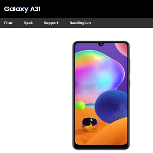 Smartphone Galaxy A31 6GB White