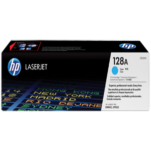 HP 128A Cyan Original LaserJet Toner Cartridge