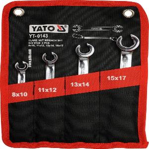 FLARE NUT WRENCH SET 8x10, 11x12, 13x14, 15x17MM
