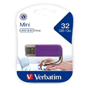 Verbatim Mini USB Drive 32GB - Violet