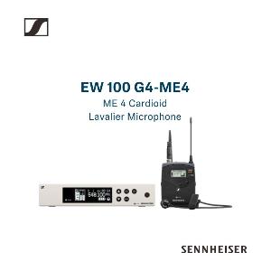 Mic Wireless Sennheiser Type EW 100 G4-ME4