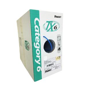 Copper Cable, Cat 6, 4-Pair, 24 AWG, UTP, CM, Blue, 1000ft/305m ( PUC6C04BU-C )