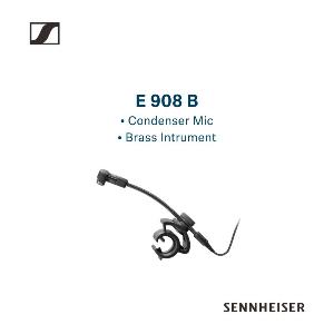 Mic Kabel Sennheiser Type E 908 B