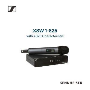 Mic Wireless Sennheiser Type XSW 1-825