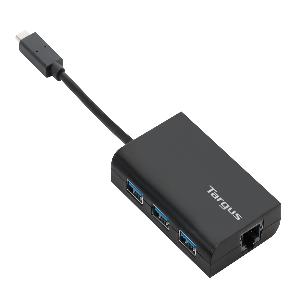 Targus USB C To USB 3 Hub 3 Port With Gigabit Ethernet