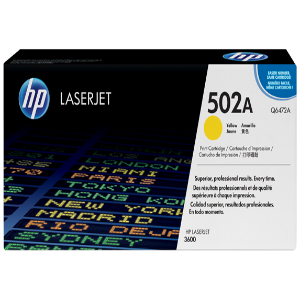HP 502A Yellow Original LaserJet Toner Cartridge