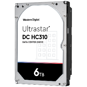 WD Ultrastar 3.5in 26.1MM 6000GB 256MB 7200RPM SATA ULTRA 512E SE DC HC310
