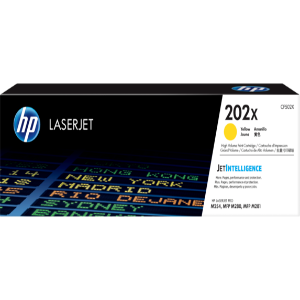 HP 202X Yellow LaserJet Toner Cartridge