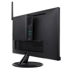 Mini PC PB62 - Intel Core I3-10105T - 4GB DDR4 - 256GB M.2 SSD - Vesa & Stand - Wired Keyboard Mouse - LED 19.5 Inch Windows 10 Home - Garansi 3 Tahun