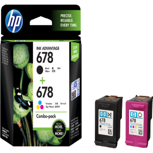 HP 678 Black Ink Cartridge Twin Pack