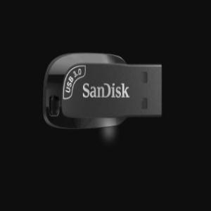 SanDisk Ultra Shift USB 3 Flash Drive, CZ410 32GB, USB3, Black, Compact Design, 5Y