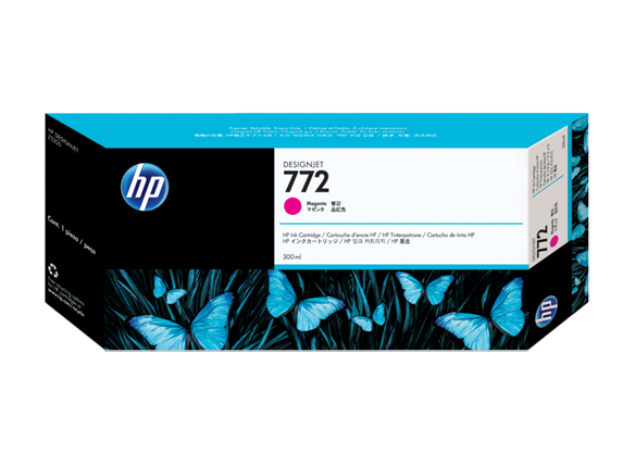 HP 772 300-ml Magenta DesignJet Ink Cartridge
