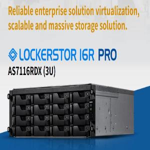 Asustor NAS 16-Bay Rack 3U AS7116RDX/Rail